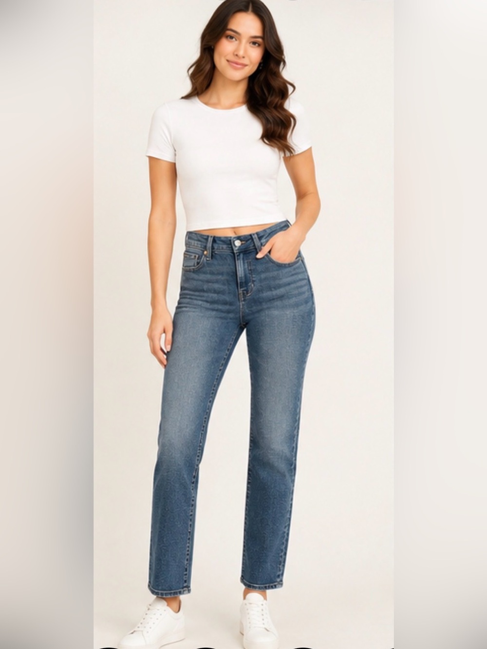 NWT Liverpool Los Angeles Kennedy Straight Jeans Oasis Wash Size 4/27